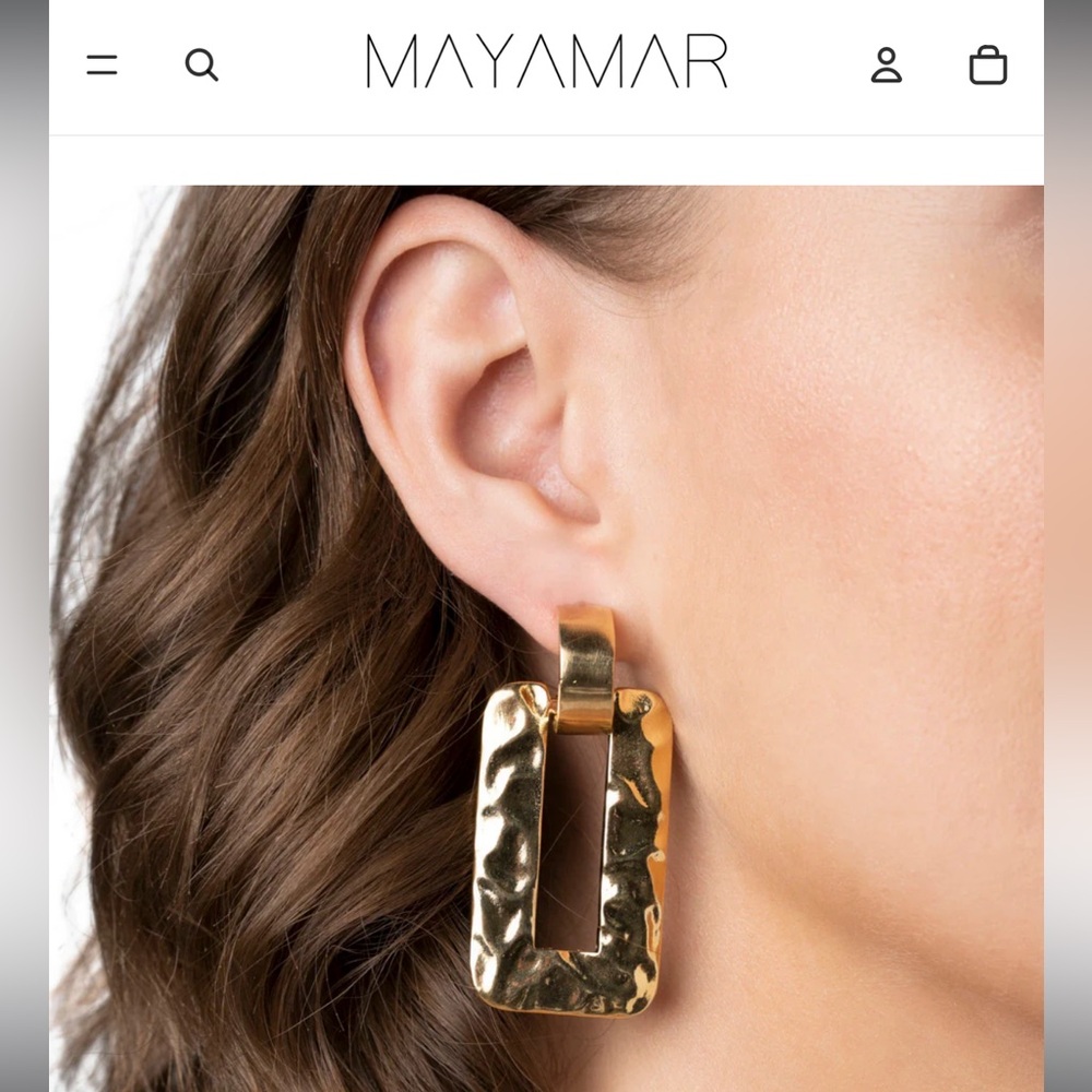 24K Gold Plated Statement Earrings